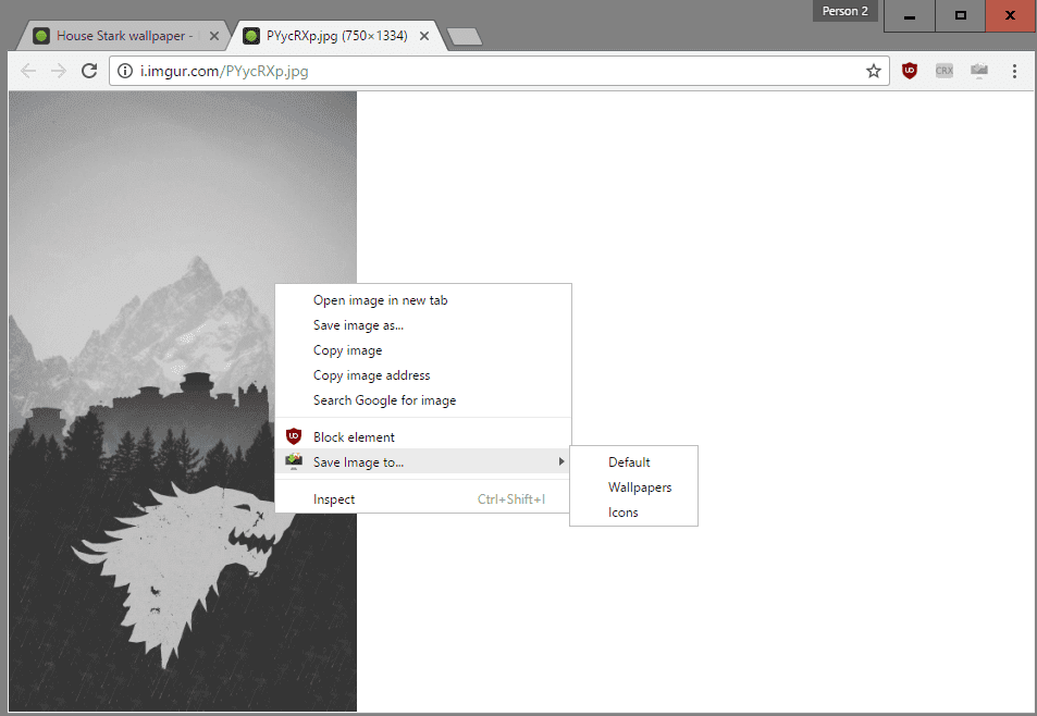 صورة لـ أفضل إضافات Google Chrome التي ستجدها لتخصيص تجربتك على هذا المتصفح | chrome-save-image-to-min-DzTechs