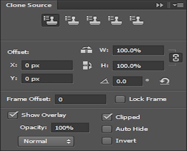 صورة لـ طرق مختلفة لاستخدام أداة Photoshop Clone Stamp | clone-source-min-DzTechs