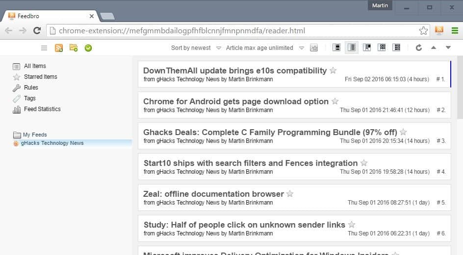 صورة لـ أفضل إضافات Google Chrome التي ستجدها لتخصيص تجربتك على هذا المتصفح | feedbro-min-DzTechs