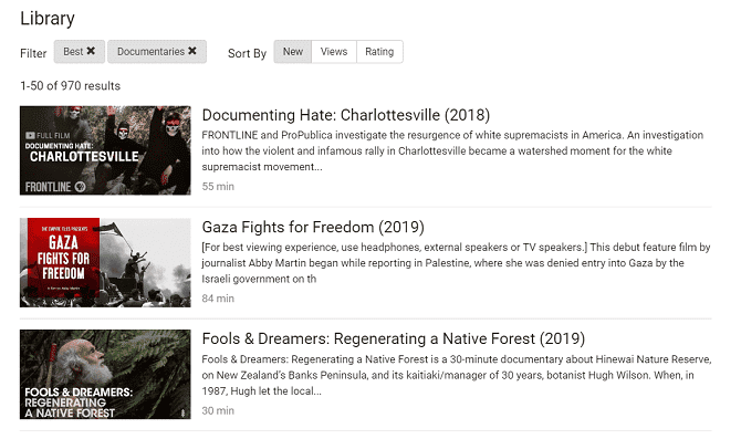 صورة لـ أفضل الأماكن لمشاهدة الأفلام الوثائقية المجانية على الإنترنت | films-for-action-670x397-min-DzTechs