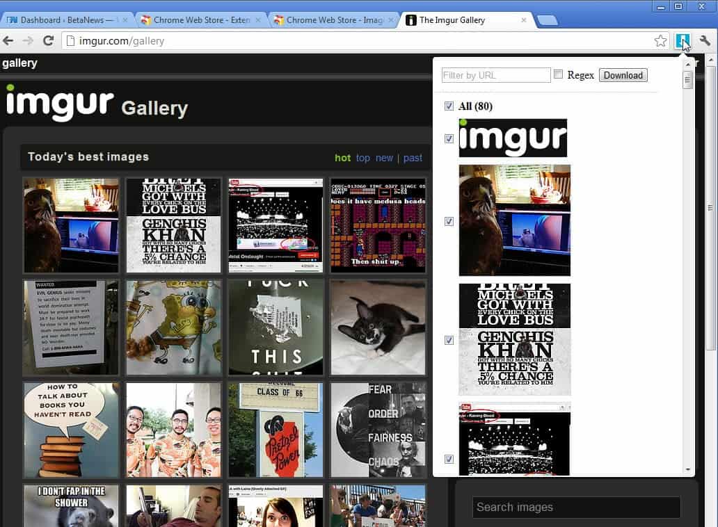 صورة لـ أفضل إضافات Google Chrome التي ستجدها لتخصيص تجربتك على هذا المتصفح | image-downloader-min-DzTechs