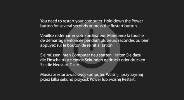صورة لـ علامات التحذير التي تدل على أن جهاز Mac لديه مشكلة (وماذا تفعل حيالها) | kernel-panic-error-min-DzTechs