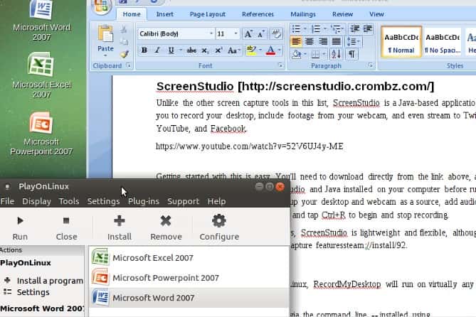 صورة لـ كيفية تشغيل برامج Windows على Android باستخدام Wine | muo-linux-msoffice-running-min-DzTechs