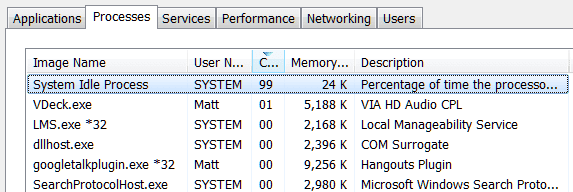 صورة لـ كيفية إصلاح ارتفاع استخدام وحدة المعالجة المركزية في Windows | systemidleprocess-min-DzTechs