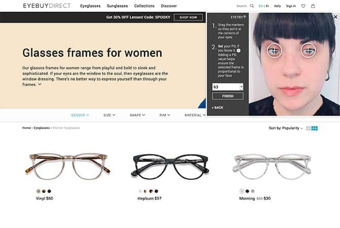 صورة لـ جرب النظارات على صورتك على الإنترنت لإيجاد الإطارات المثالية | try-out-glasses-online-02-eyebuydirect-02-min-DzTechs