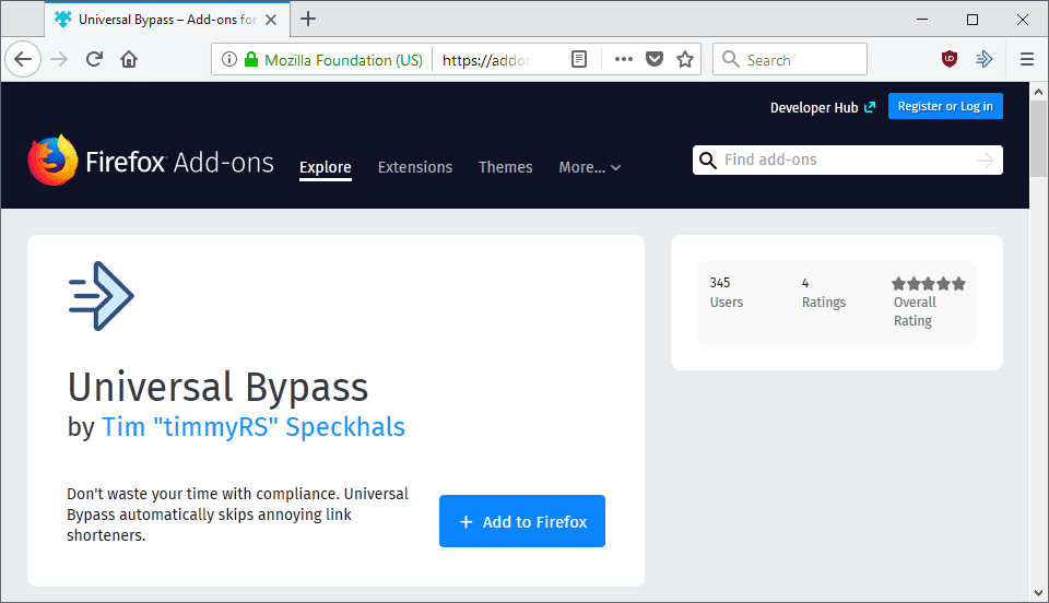 صورة لـ أفضل إضافات Google Chrome التي ستجدها لتخصيص تجربتك على هذا المتصفح | universal-bypass-min-DzTechs