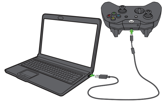 صورة لـ طرق توصيل جهاز تحكم Xbox One بالكمبيوتر | Connect_Xbox_One_Controller_to_PC_Wired-fRBE3Ffs-DzTechs