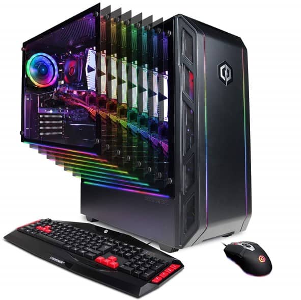 صورة لـ أفضل أجهزة الكمبيوتر للألعاب لتشغيل Fortnite (الرخيصة والمُميزة الأداء) | CyberpowerPC2BGamer2BMaster2BGaming2BPC-min-DzTechs