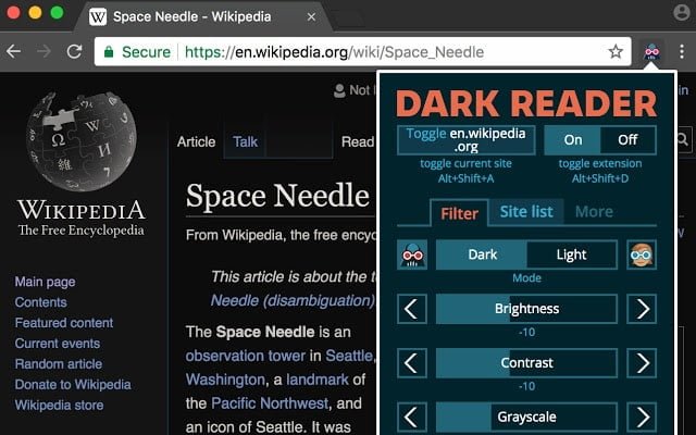 صورة لـ كيفية تمكين الوضع المظلم على متصفح Google Chrome؟ | Dark-REader-min-DzTechs