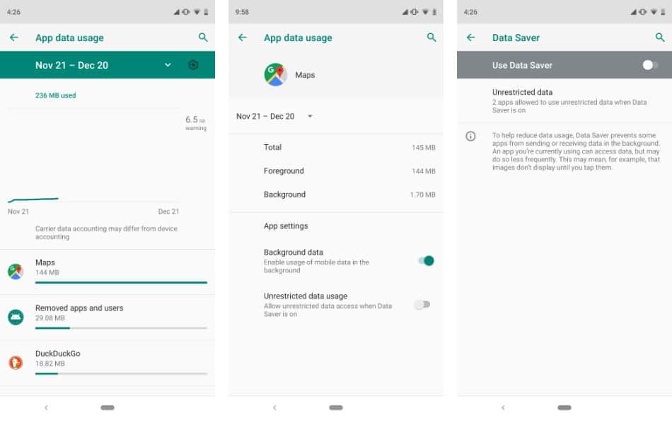 صورة لـ كيفية منع أي تطبيق من استخدام بيانات الجوال على Android | Data_Usage_2-5OpI2Ffs-DzTechs