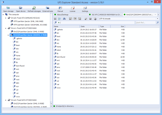 صورة لـ أفضل الطرق لقراءة محركات الأقراص بتنسيق نظام ملفات macOS على Windows | UFS_Explorer_Standard_Access_670x476-gfc9kFfs-DzTechs