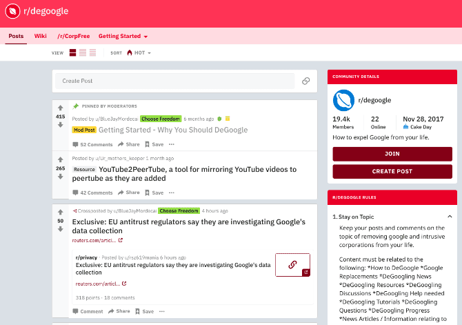 صورة لـ تعلم كيفية إزالة Google من حياتك إلى الأبد مع هذه الأدوات | best_google_alternatives_reddit_degoogle-DNz9zFfs-DzTechs