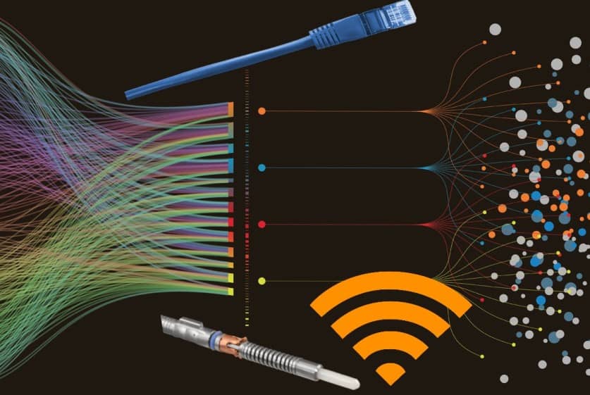 صورة لـ أنواع تقنيات الوصول إلى الإنترنت المختلفة ، تم شرحها | database_abstract-network_innovation-100752009-large-min-DzTechs