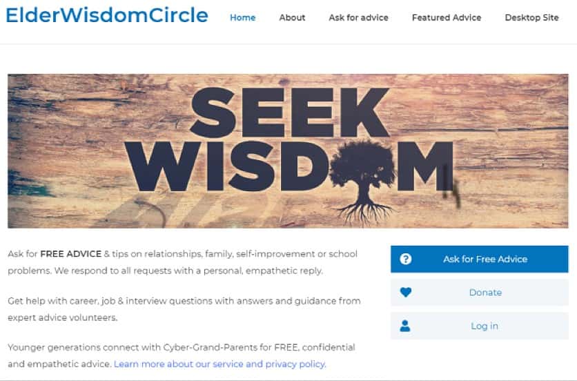 صورة لـ أفضل المواقع للحصول على المشورة المجانية الجيدة على الإنترنت | elder-wisdom-circle-670x441-min-DzTechs