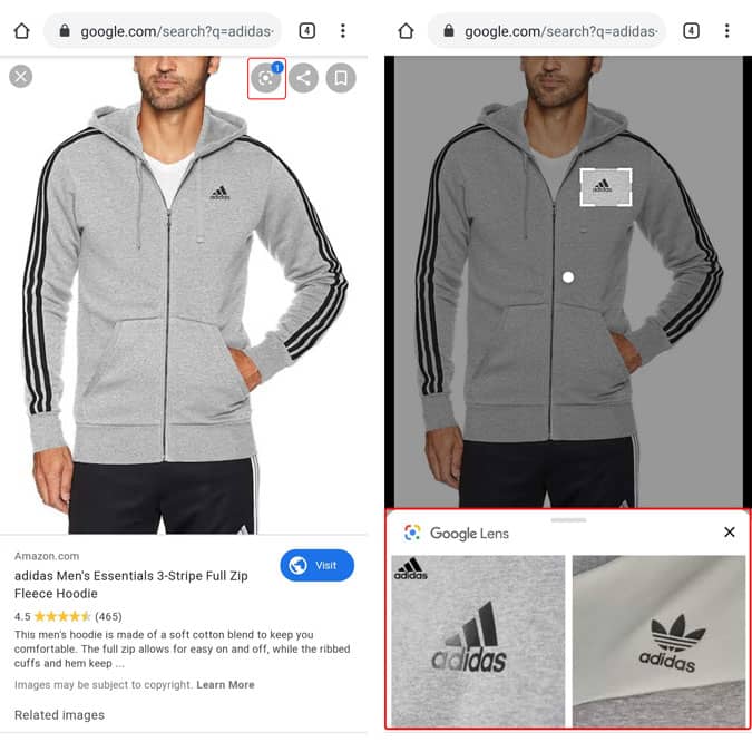 صورة لـ كيفية إجراء البحث العكسي عن الصور على Android | google-lens-in-chrome-min-DzTechs