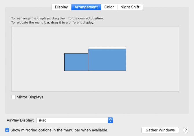 صورة لـ كيفية استخدام iPad الخاص بك كشاشة ثانية لـ Mac مع ميزة Sidecar | how-to-set-up-sidecar-arrangement-min-DzTechs
