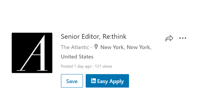 صورة لـ كيفية تحميل سيرتك الذاتية إلى LinkedIn بالطريقة الصحيحة | linkedin-job-listing-min-DzTechs