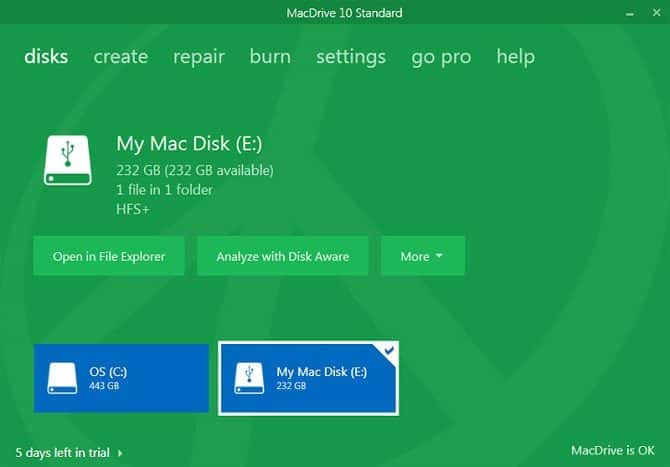 صورة لـ أفضل الطرق لقراءة محركات الأقراص بتنسيق نظام ملفات macOS على Windows | macdrive_670x467-Urb9kFfs-DzTechs