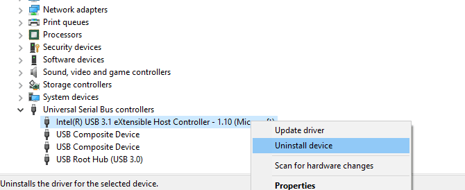 صورة لـ منافذ USB لا تعمل؟ إليك كيفية تشخيصها وإصلاحها | muo_windows_dead_usb_start_uninstall-hTHKkFfs-DzTechs
