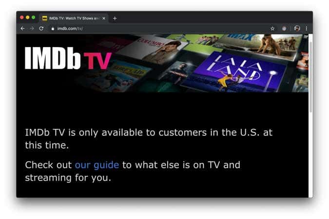 صورة لـ كيفية مشاهدة IMDb TV خارج الولايات المتحدة؟ | not_available-k4QUeFfs-DzTechs