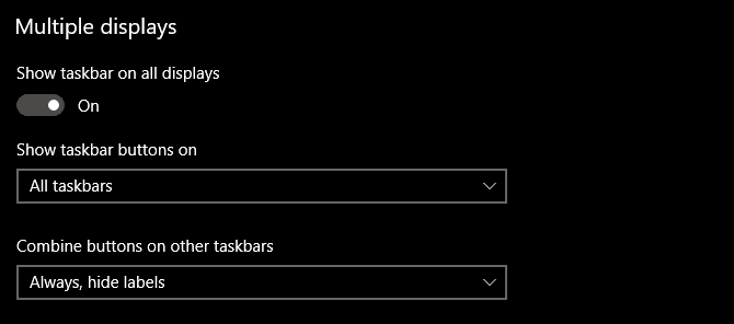 صورة لـ كيفية تخصيص شريط مهام Windows 10: الدليل الكامل | taskbar_multiple_displays-min-DzTechs
