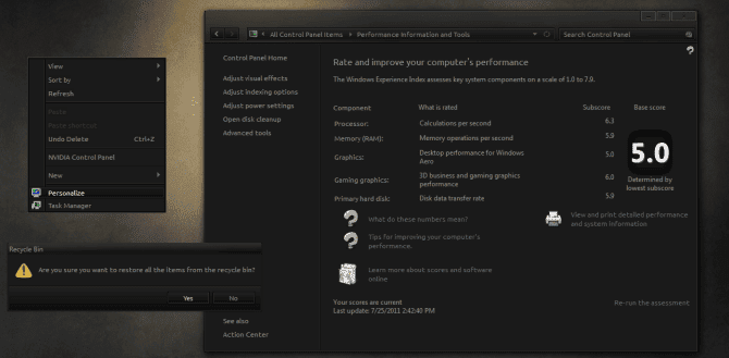 صورة لـ أفضل المظاهر والثيمات المجانية لـ Windows 7 التي قد ترغب في تجربتها | tavaris_dark_theme_for_windows_7-zkzlyFfs-DzTechs