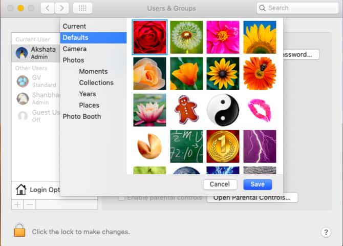 صورة لـ أفضل الطرق لتخصيص سطح مكتب الـ Mac الخاص بك | user_picture_presets_in_macos_mojave-JLLpxFfs-DzTechs
