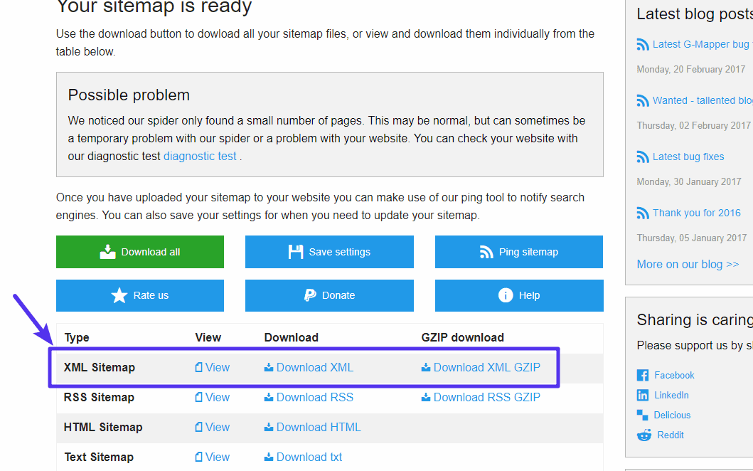 صورة لـ كيفية إنشاء ملف Sitemap بفاعلية لتحسين ترتيب موقعك على الويب | wordpress-sitemap-102B252812529-min-DzTechs