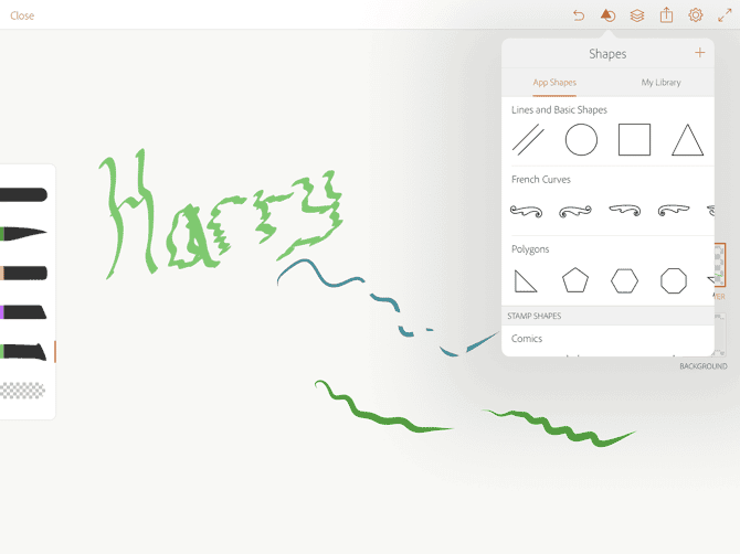 صورة لـ أفضل التطبيقات التي يُمكن إستخدامها مع Apple Pencil | Adobe_Illustrator_Draw_Apple_Pencil_Vector_Shapes-eUjMSFfs-DzTechs