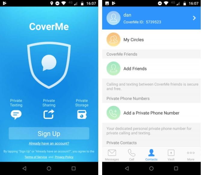 صورة لـ أفضل التطبيقات للحصول على أرقام هواتف أجنبية مُؤقتة مجانًا | CoverMe-tVuAXFfs-DzTechs