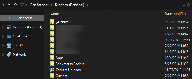 صورة لـ ما هو Dropbox؟ دليل المستخدم الكامل الغير رسمي لـ Dropbox | Dropbox_Folder_Windows-JyHIAFfs-DzTechs