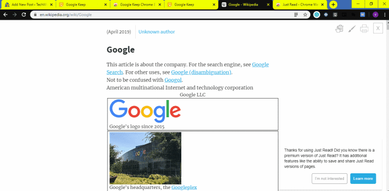 صورة لـ أفضل إضافات Google Chrome للبحث بكفاءة وتوفير الوقت | Just_Read_768x378-ntzJFFfs-DzTechs
