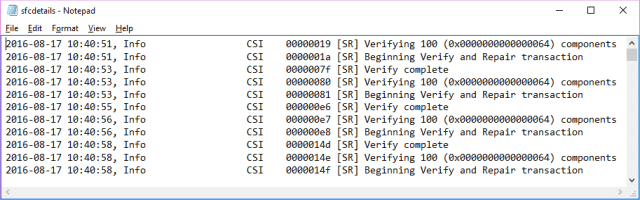 صورة لـ كيفية إصلاح خطأ Windows Update 0x80070057 | Notepad_sfc_no_integrity_violations-uKB3FHfs-DzTechs