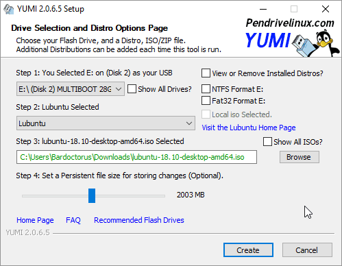 صورة لـ كيفية تثبيت أنظمة تشغيل مُتعددة قابلة للتمهيد على محرك أقراص USB | YUMI_lubuntu_with_iso-O1klyHfs-DzTechs
