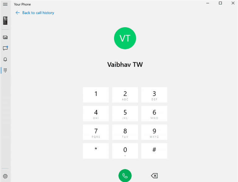 صورة لـ تطبيق Your Phone Companion لـ Windows: الدليل الكامل للإستخدام | Your_Phone_Call_UI_768x588-lSZzkKfs-DzTechs