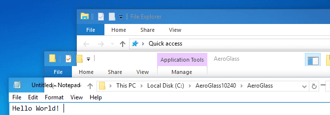 صورة لـ كيفية جعل Windows 10 يبدو وكأنه Windows 7 أو Windows XP أو حتى Windows 8 | aero_on_windows_10-fHAJsHfs-DzTechs