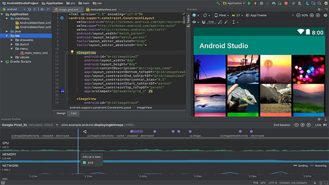 صورة لـ أفضل تطبيقات Linux لتثبيتها على أجهزة Chromebook (2023) | android_studio-B7eiGKfs-DzTechs