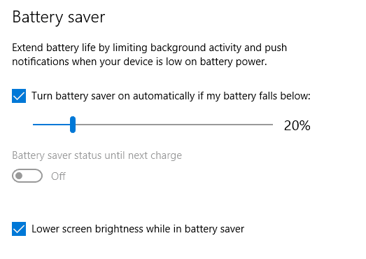 صورة لـ كيفية التحكم في إعدادات السطوع على نظام Windows 10 | battery_saver-Le8sEHfs-DzTechs