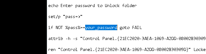 صورة لـ كيفية حماية المجلدات الخاصة بكلمة مرور في Windows | change_password_locker_bat-jGzvAHfs-DzTechs
