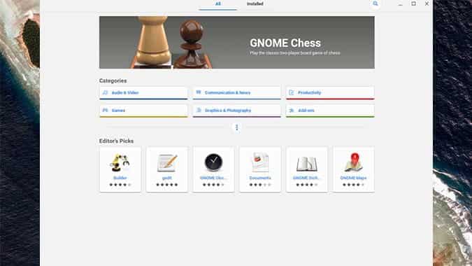 صورة لـ أفضل تطبيقات Linux لتثبيتها على أجهزة Chromebook (2023) | gnome_software_center-tDeiGKfs-DzTechs