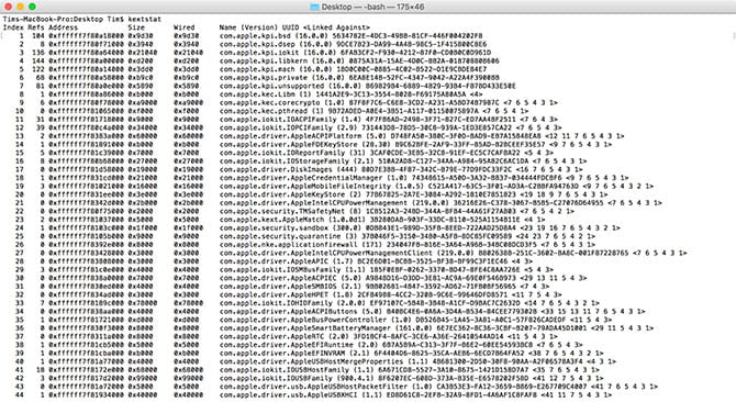 صورة لـ كيفية إصلاح خطأ الاستخدام العالي لوحدة المعالجة المركزية من kernel_task | kextstat-1CfrSHfs-DzTechs