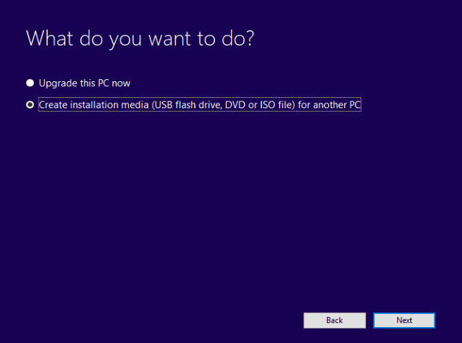 صورة لـ كيفية تثبيت Windows 10 من محرك أقراص USB قابل للتمهيد | muo_windows_bootable_usb_choice-M3xvJHfs-DzTechs