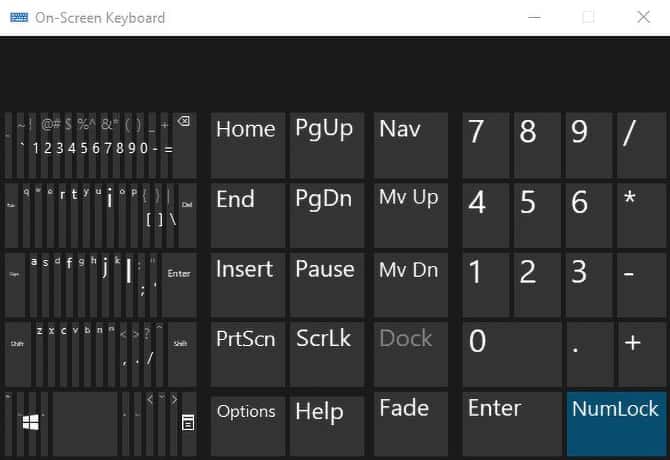 صورة لـ لا يوجد لديك Numpad؟ كيفية الحصول على لوحة المفاتيح الرقمية في Windows | onscreenkeyboard-bNpeBFfs-DzTechs