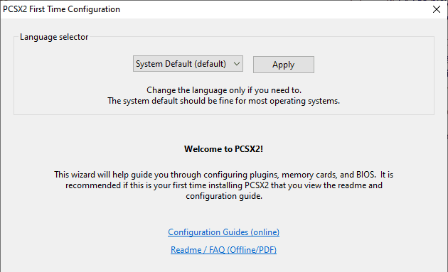 صورة لـ كيفية لعب ألعاب PS2 على الكمبيوتر الخاص بك | pcsx2_first_time_configuration-q5oX3Kfs-DzTechs