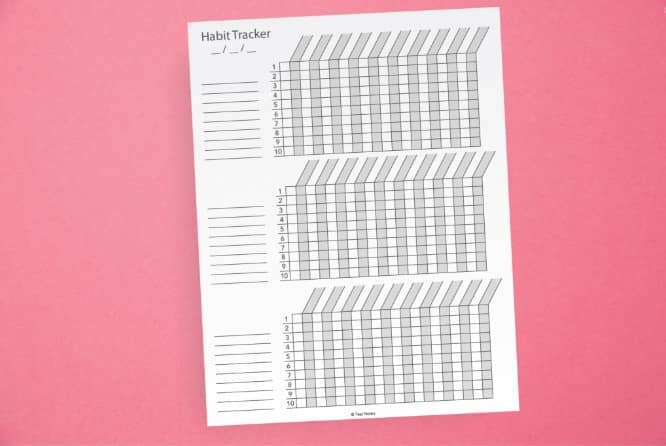 صورة لـ أفضل القوالب المجانية القابلة للطباعة لتتبع أو تغيير العادات | printable_habit_tracker_planner_ebook_teal_notes_10_day_habits-aPkuLFfs-DzTechs