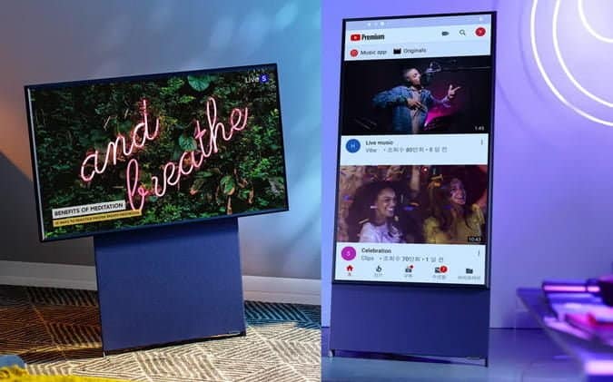 صورة لـ أفضل التقنيات التي تم الكشف عنها في CES 2020 | samsung_sero_tv-DzB61Jfs-DzTechs