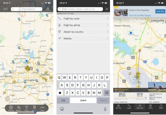 صورة لـ أفضل المواقع والتطبيقات لتتبع مسار وتفاصيل رحلات الطيران | 4._FlightRadar24-w9KMzIfs-DzTechs