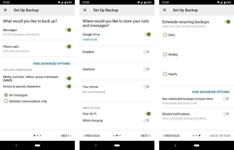 صورة لـ كيفية استرداد الرسائل النصية المحذوفة على Android | Backup_SMS-FHgkGIfs-DzTechs