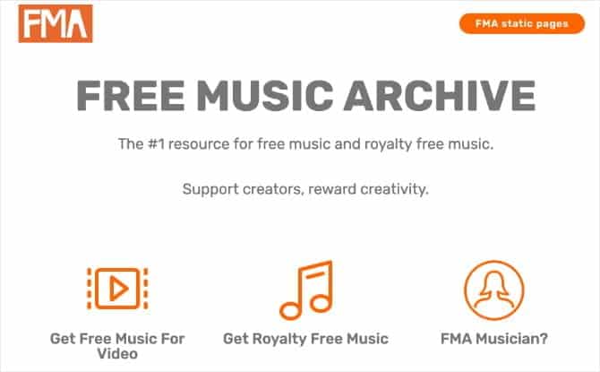 صورة لـ أفضل مواقع الويب للحصول على الموسيقى المجانية بترخيص المشاع الإبداعي | Free_Music_Archive_home_page-Mm8UtIfs-DzTechs