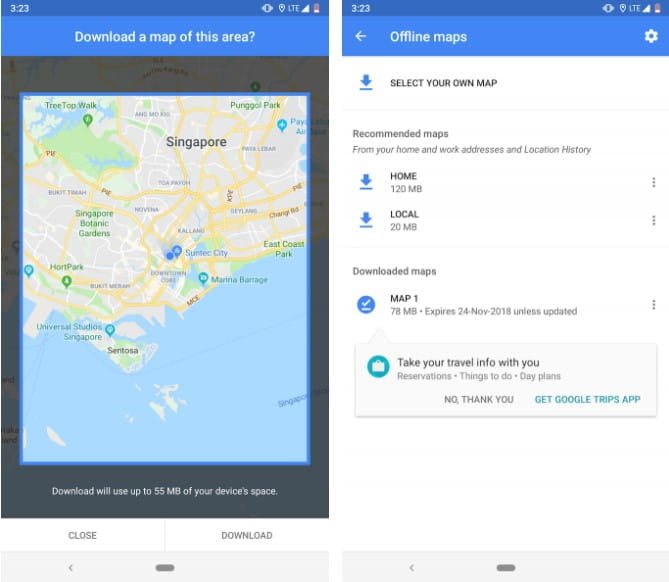 صورة لـ تطبيقات Android الضرورية في وضع عدم الإتصال للأشخاص الذين لا يملكون البيانات الخلوية أو Wi-Fi | Google_Maps-PJNtHIfs-DzTechs